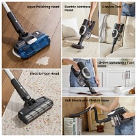 Jimmy Cordless Vacuum Cleaner & MOP JV9 Pro Aqua, 500W, Voltage 25.2V, Maximum run time 60min