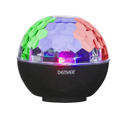 Denver AUDIO Portable Disco Light Ball with Speaker BTL-65MK2
