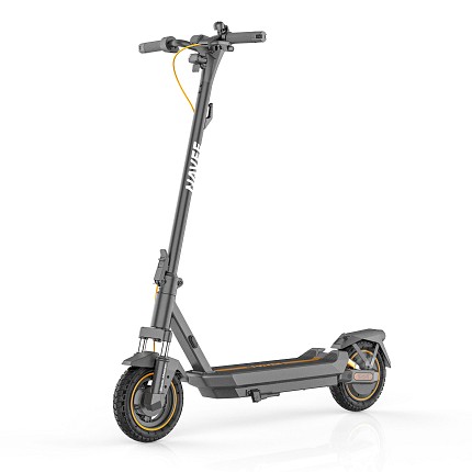 Navee Electric Scooter, 700W, 50km Range, Quadruple Suspension, Dual Electronic Regenerative Braking System, Foldable, Traction Control System, IPX5, 3.6-inch LED Display, GT3