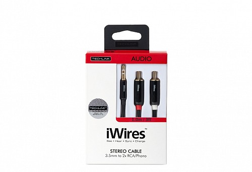 Techlink iWires 3.5mm to 2RCA 1.0m 710021